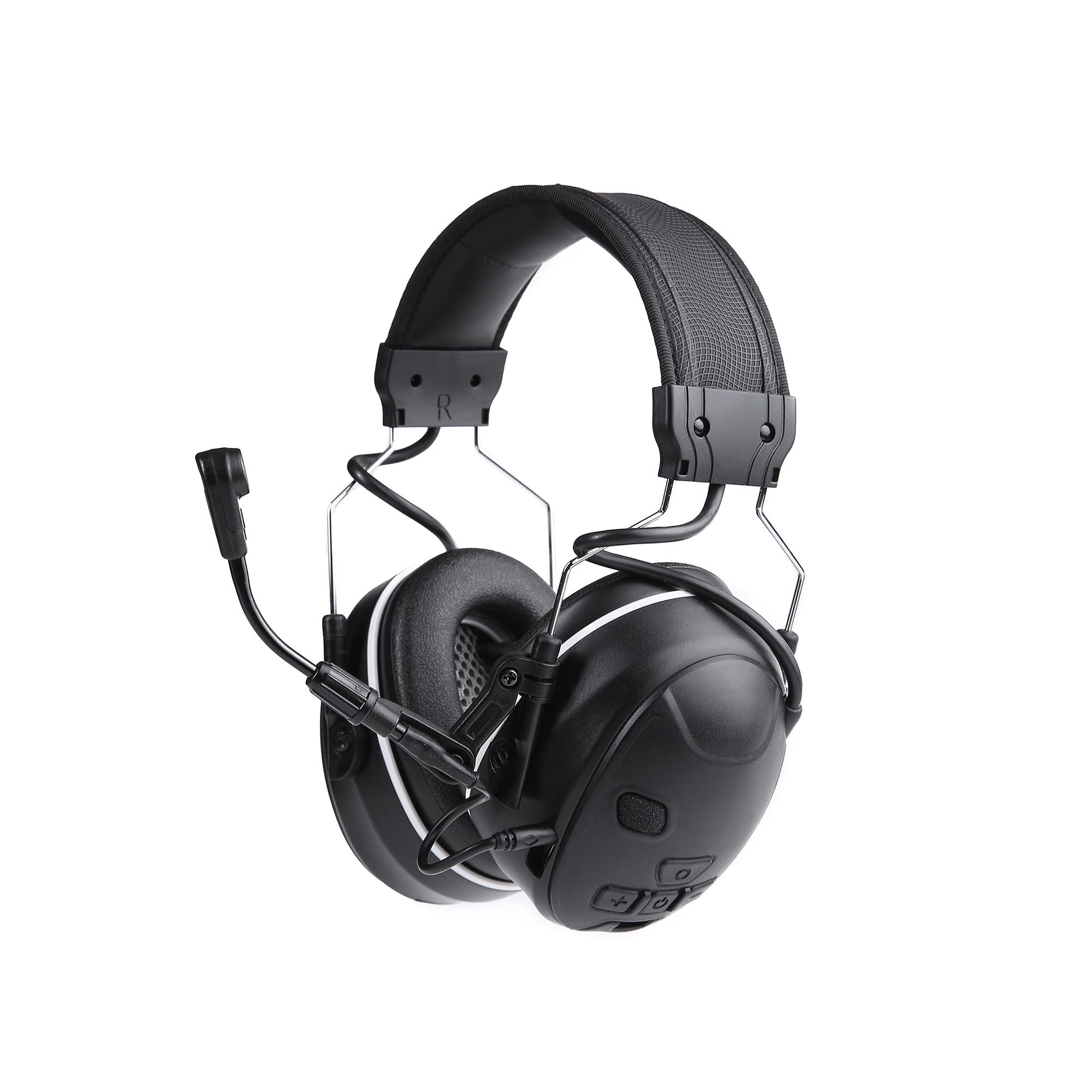 Wireless Bluetooth Shooting Earmuffs with Microphone, Electronic Sound Pickup & Noise Canceling Hearing Protection Headphones