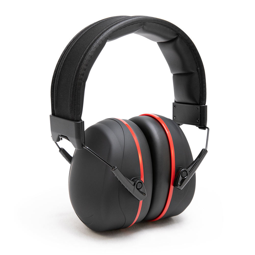Over Ear Noise Isolation Safety Earmuffs, Foldable Industrial Hearing Protection Wireless Bluetooth Earphones for Workshop & Shooting