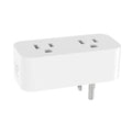 US Dual-outlet WiFi Smart Plug 15A 1800W Fireproof Smart Socket with Overload Protection