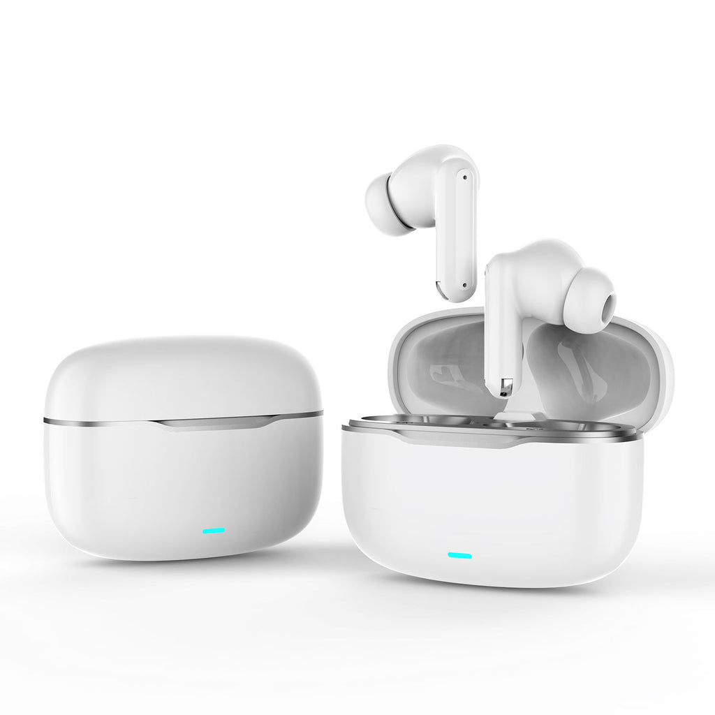 Dual ANC ENC In Ear TWS Earbuds with Charging Case Deep Bass & Extended Playback Life