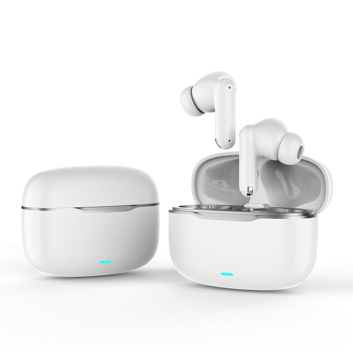 Dual ANC ENC In Ear TWS Earbuds with Charging Case Deep Bass & Extended Playback Life