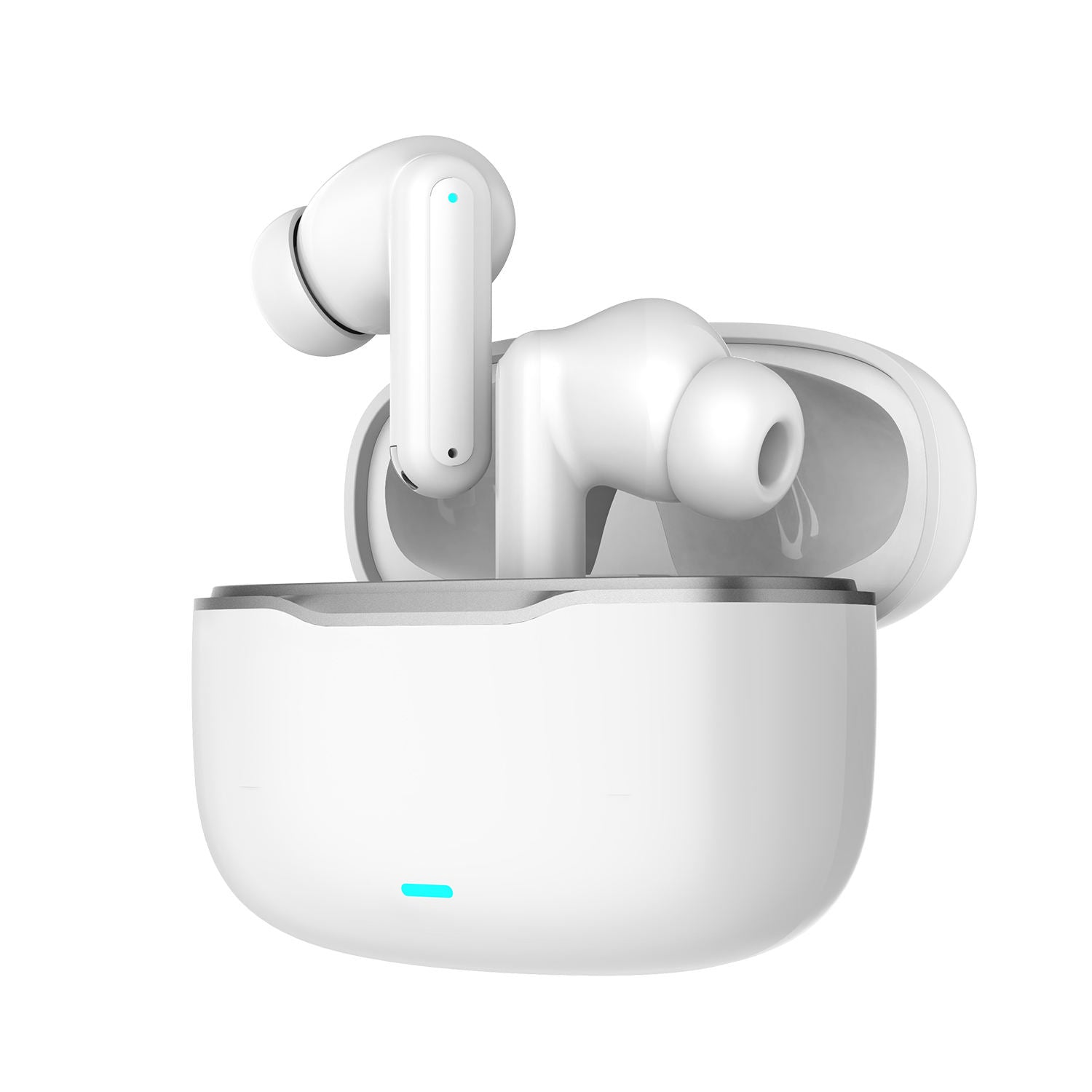 Dual ANC ENC In Ear TWS Earbuds with Charging Case Deep Bass & Extended Playback Life