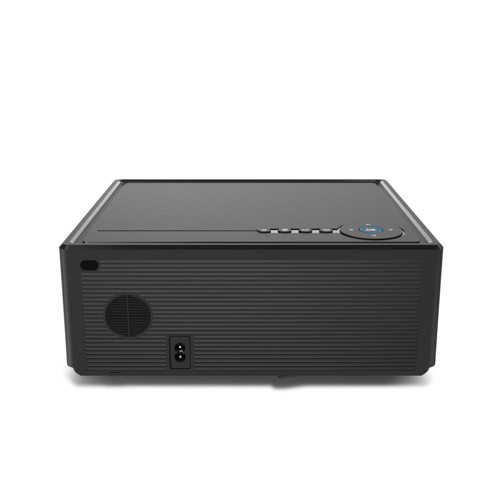 Matte Hard Shell Full HD Android Smart Projector Auto Focus & 4-Point Electronic Keystone Home Theater Projector