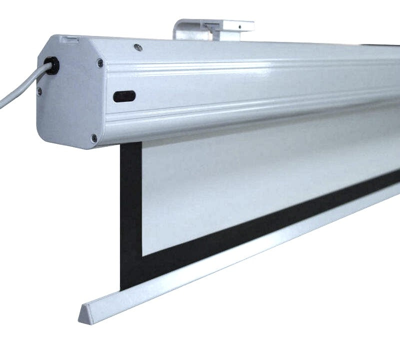 Electric Motorized Auto-Roll Projector Screen 4:3&16:9 Matte White Fabric Projection Screen for Home Office & Classroom