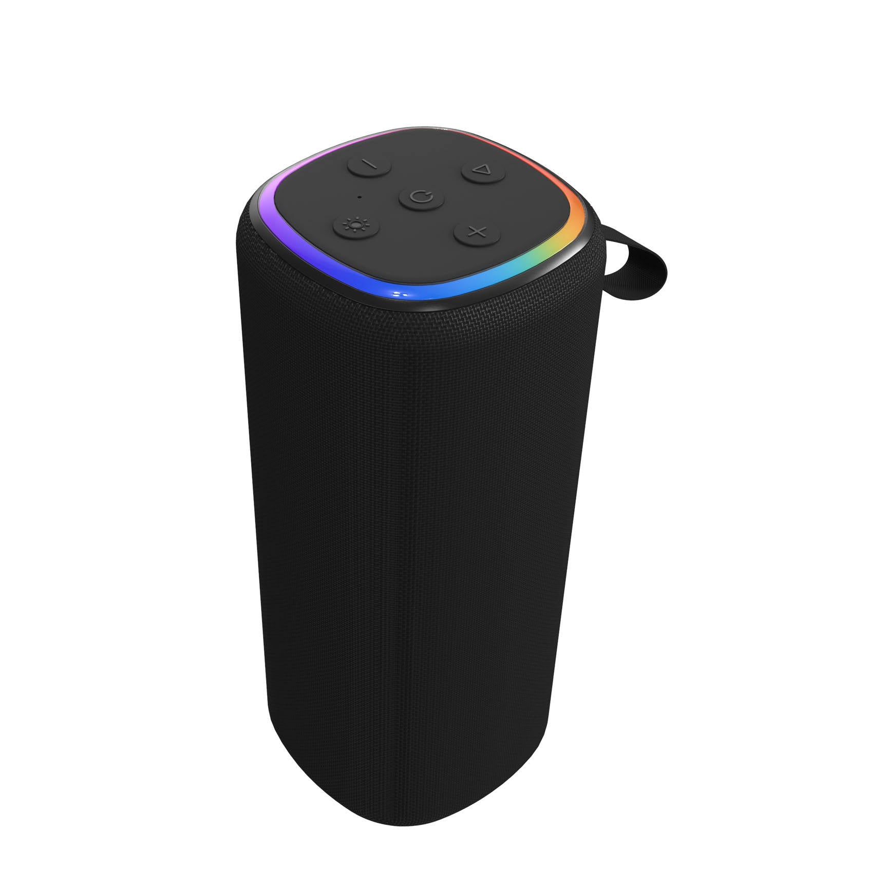 IPX4 Waterproof Compact Portable Bluetooth Speaker with Dynamic RGB Lights for Indoor Party & Outdoor Travel