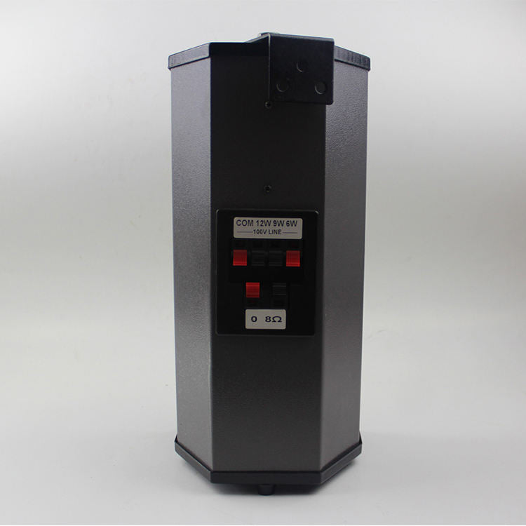 IPX3 Weatherproof Metal Column Active Speakers 15W Output for Campus & Public Outdoor Installation