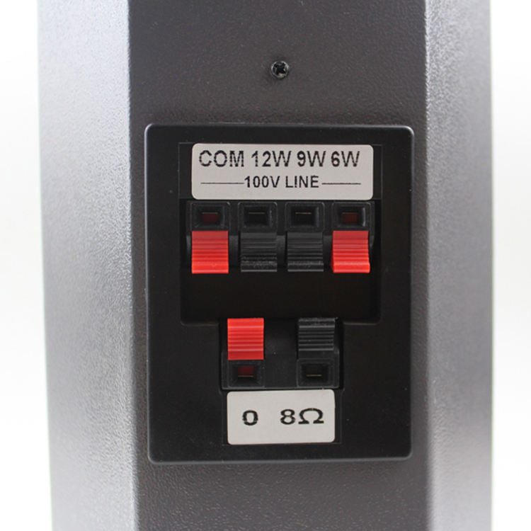 IPX3 Weatherproof Metal Column Active Speakers 15W Output for Campus & Public Outdoor Installation