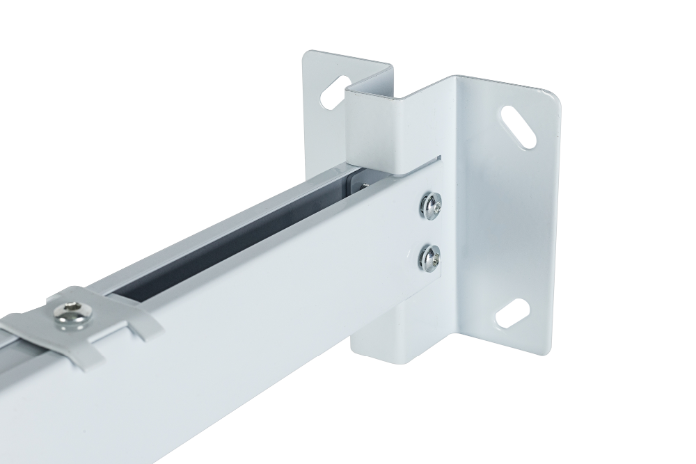 White Cold Rolled Steel Ceiling & Wall Mount Projector Bracket Telescopic Adjustable Projector Hanger