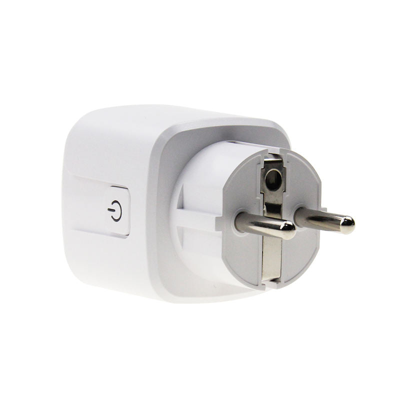 EU Standard 16A Mini WiFi Smart Plug with Timer & Power Monitoring, Compatible with Alexa & Google Home