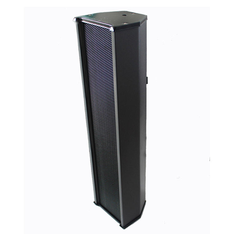 IPX3 Weatherproof Metal Column Active Speakers 15W Output for Campus & Public Outdoor Installation