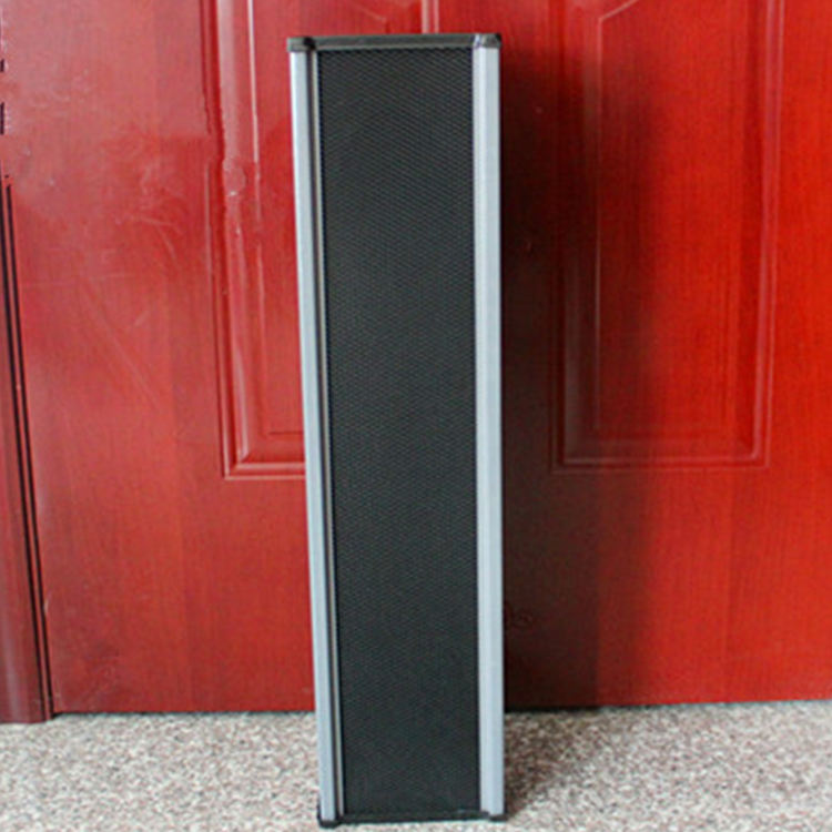 IPX3 Weatherproof Metal Column Active Speakers 15W Output for Campus & Public Outdoor Installation