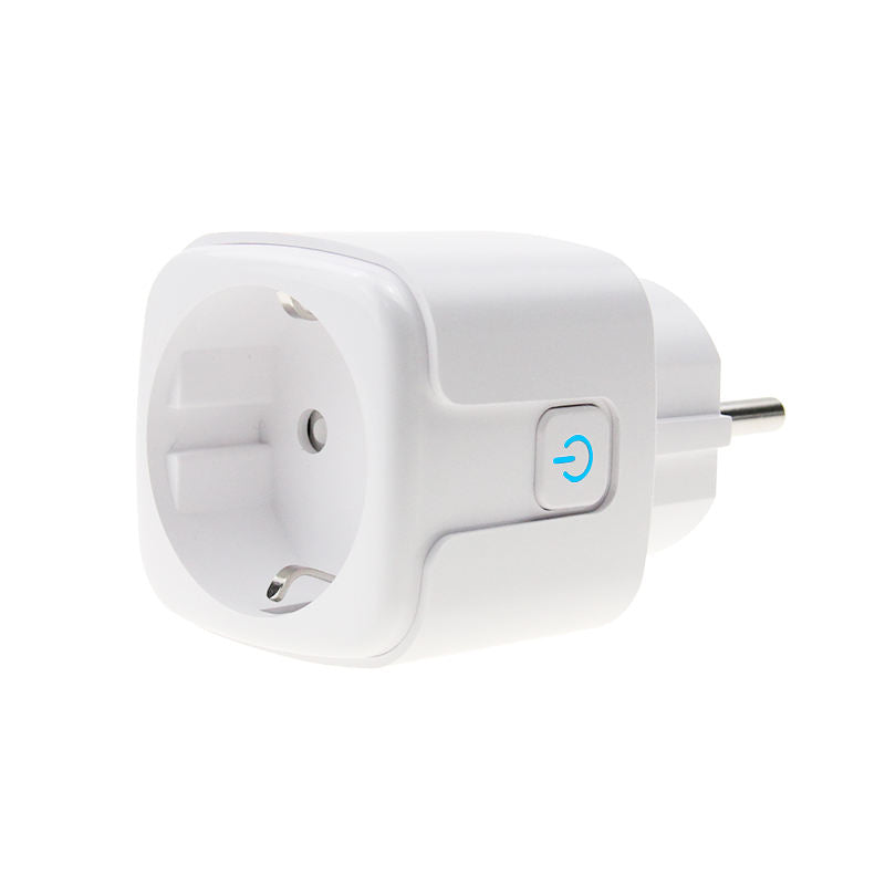 EU Standard 16A Mini WiFi Smart Plug with Timer & Power Monitoring, Compatible with Alexa & Google Home