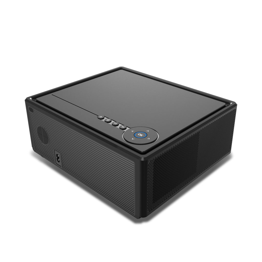 Matte Hard Shell Full HD Android Smart Projector Auto Focus & 4-Point Electronic Keystone Home Theater Projector