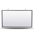 Wall Mount Pull Down Projector Screen 16:9 & 4:3 Multi Sizes Fiberglass White Projection Screen