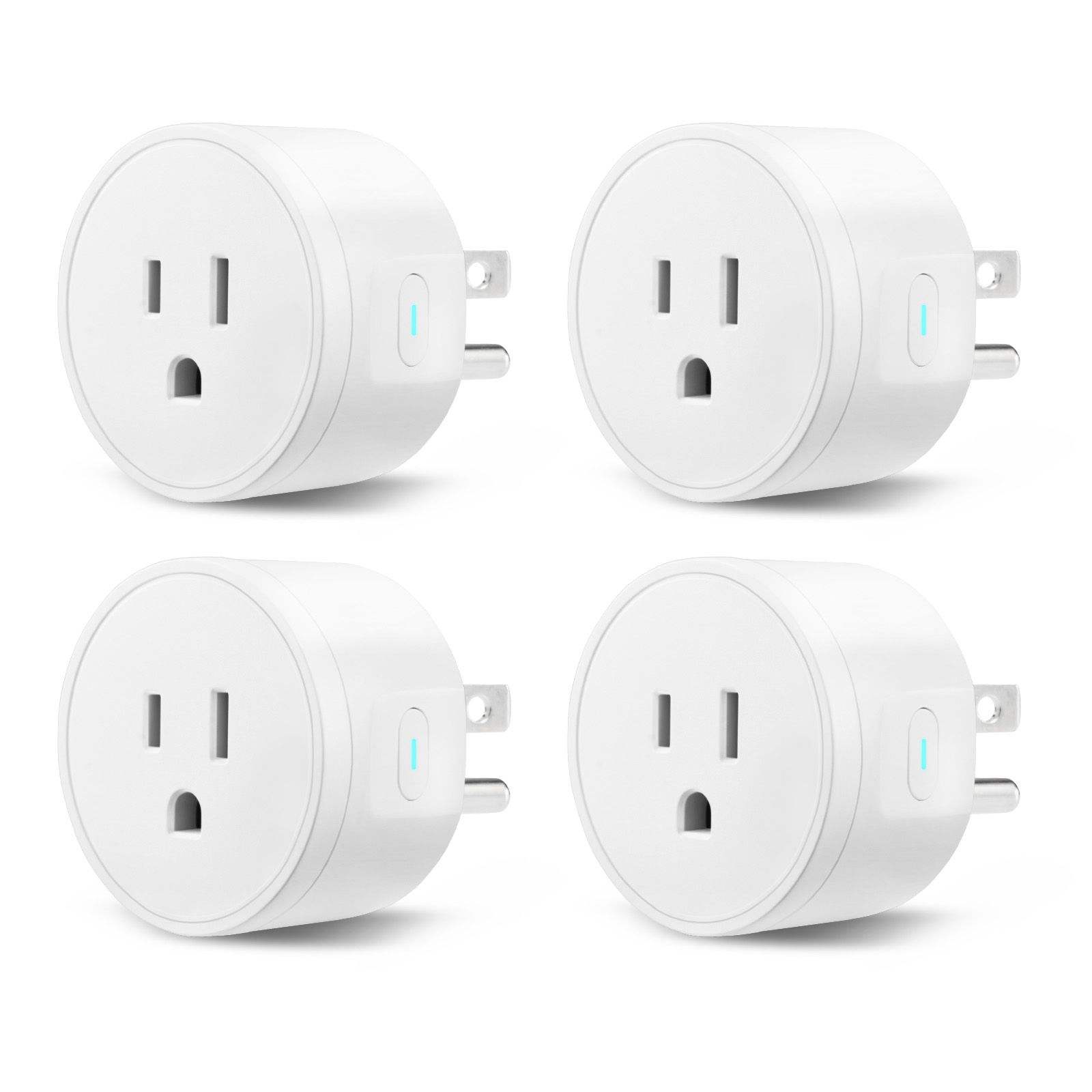 US Standard WiFi Smart Plug 15A Timer Socket APP Control Compatible with Alexa & Google Home