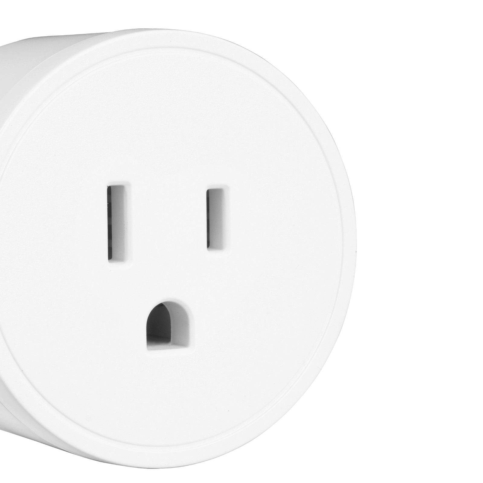 US Standard WiFi Smart Plug 15A Timer Socket APP Control Compatible with Alexa & Google Home